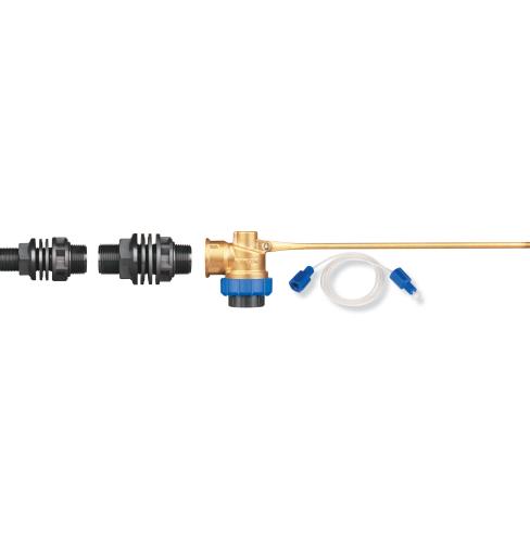 Superflo Brass 20/25 with Long Brass Arm - Long Tail Male Adaptors
