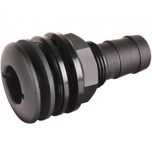 20mm Male Tank Fitting Black