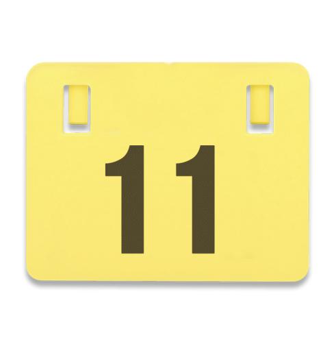 240mm Fence Sign Yellow No 11